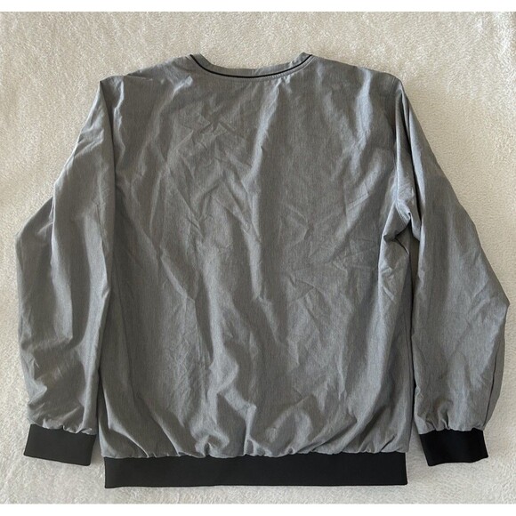 Walter Hagen Hydro Halt V Neck Golf Pullover Zip Pockets Golf Tops Size Medium - Picture 2 of 6